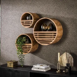WoonStijl Wandschap tweak Ø50 met lade