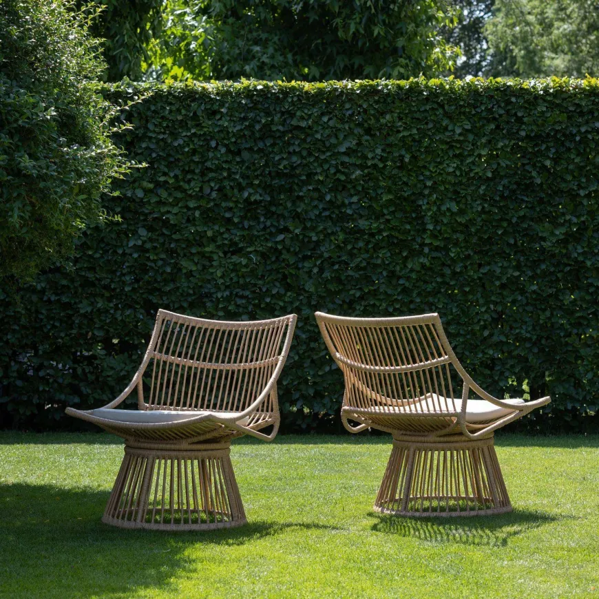Woood Alatna tuinstoel wicker naturel