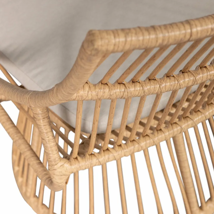 Woood Alatna tuinstoel wicker naturel