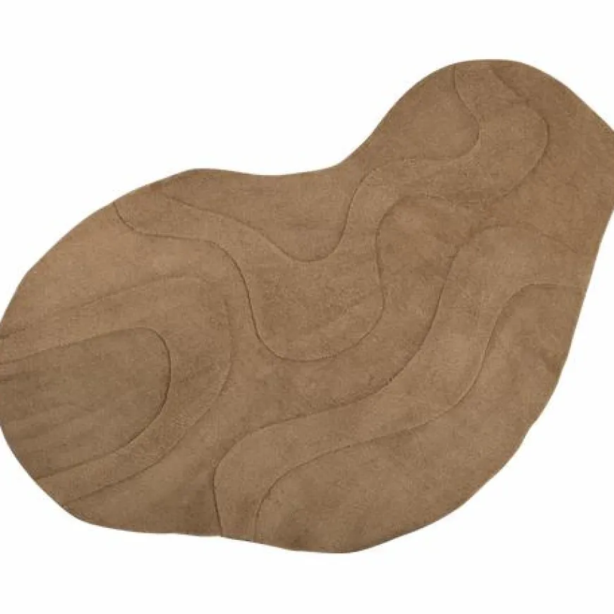 Woood Alya Vloerkleed Organisch Pale Brown 170x240cm