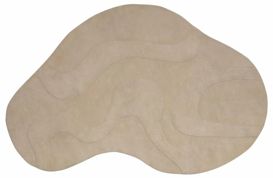 Woood Alya Vloerkleed Organisch Milk 170x240cm