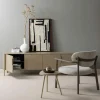 Woood Anka wanddeco katoen zwart/wit