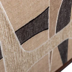 Woood Anno wanddeco katoen naturel/bruin
