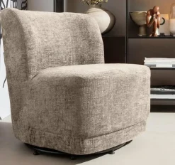 Woood Atty Draaifauteuil Zand