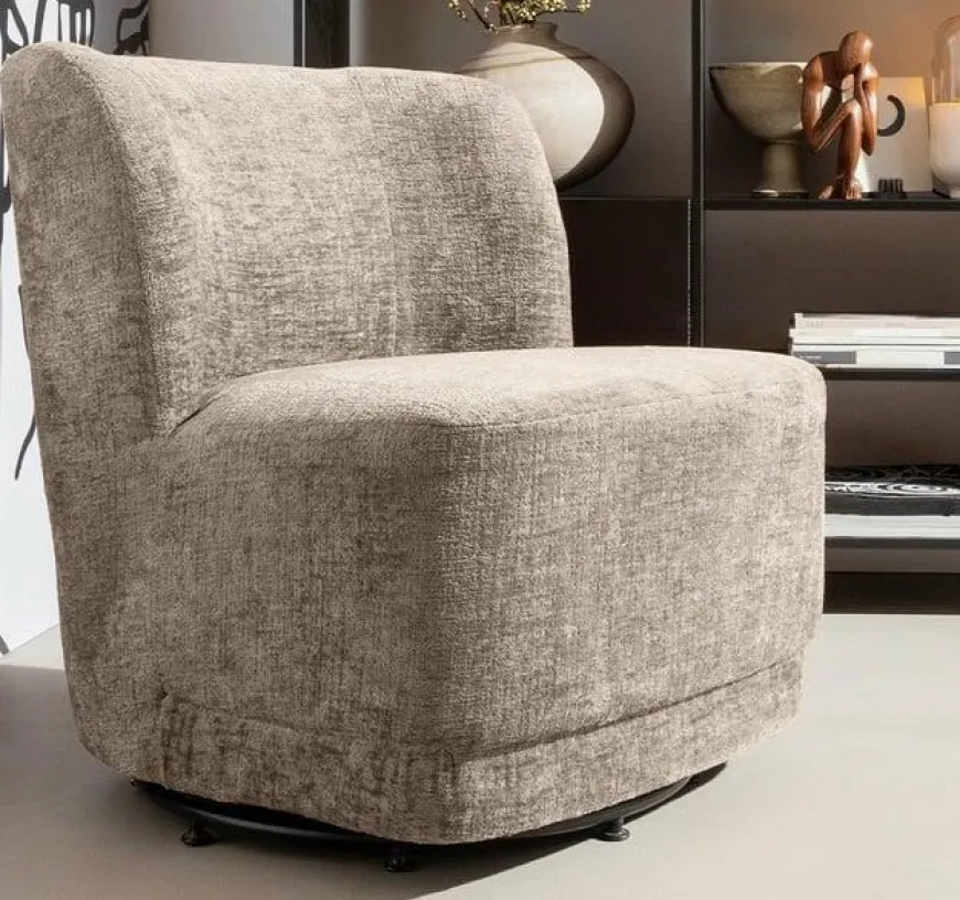 Woood Atty Draaifauteuil Zand