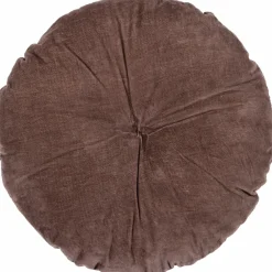 Woood Aziz kussens velvet bruin/naturel - set van 3