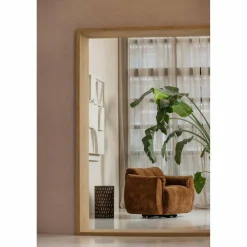Woood Baggy draaifauteuil 3d chenille middenbruin
