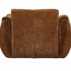 Woood Baggy draaifauteuil 3d chenille middenbruin