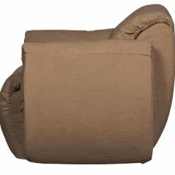 Woood Baggy draaifauteuil geweven chenille bruin