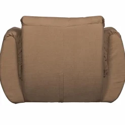 Woood Baggy draaifauteuil geweven chenille bruin