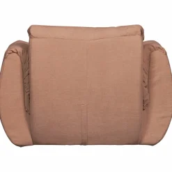 Woood Baggy draaifauteuil geweven chenille oudroze