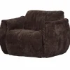 Woood Baggy draaifauteuil 3d chenille donkerbruin