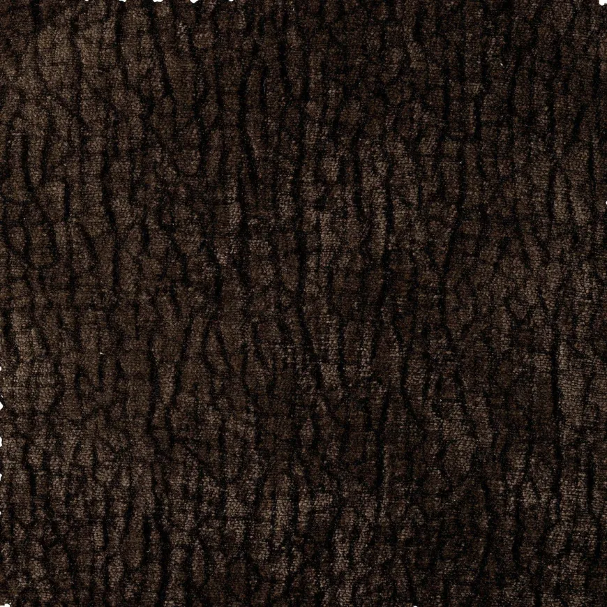 Woood Baggy draaifauteuil 3d chenille donkerbruin