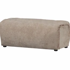 Woood Baggy hocker 3d chenille zand
