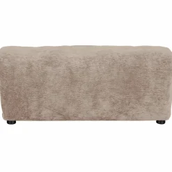 Woood Baggy hocker 3d chenille zand
