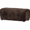 Woood Baggy hocker 3d chenille donkerbruin
