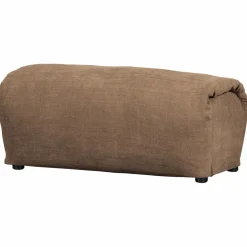 Woood Baggy hocker geweven chenille bruin