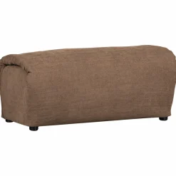 Woood Baggy hocker geweven chenille bruin