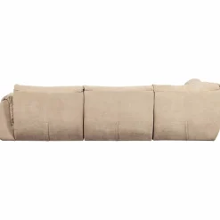 Woood Baggy hoekbank links geweven chenille zand