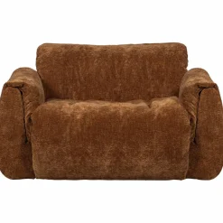 Woood Baggy loveseat 3d chenille middenbruin