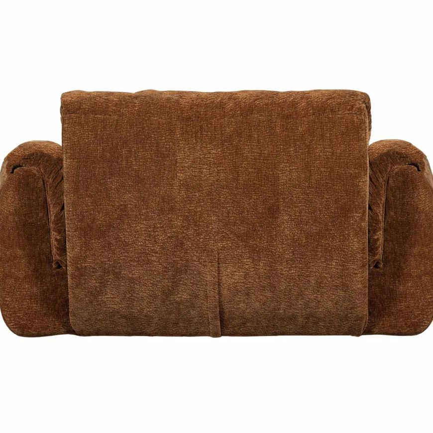 Woood Baggy loveseat 3d chenille middenbruin