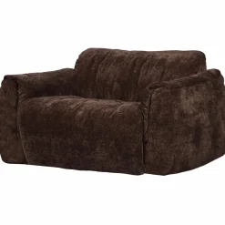 Woood Baggy loveseat 3d chenille donkerbruin