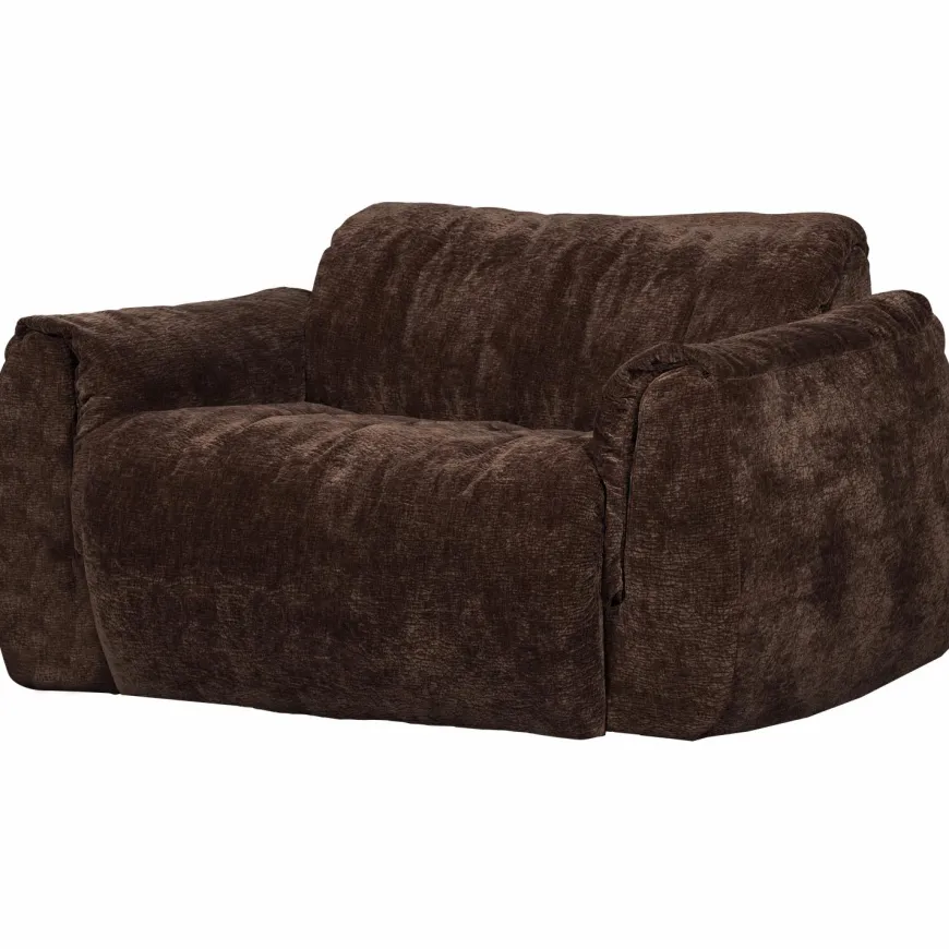 Woood Baggy loveseat 3d chenille donkerbruin