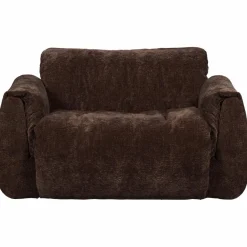 Woood Baggy loveseat 3d chenille donkerbruin