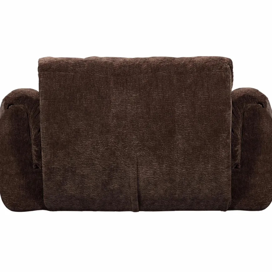 Woood Baggy loveseat 3d chenille donkerbruin