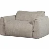 Woood Baggy loveseat geweven stof naturel melange