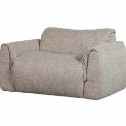 Woood Baggy loveseat geweven stof naturel melange