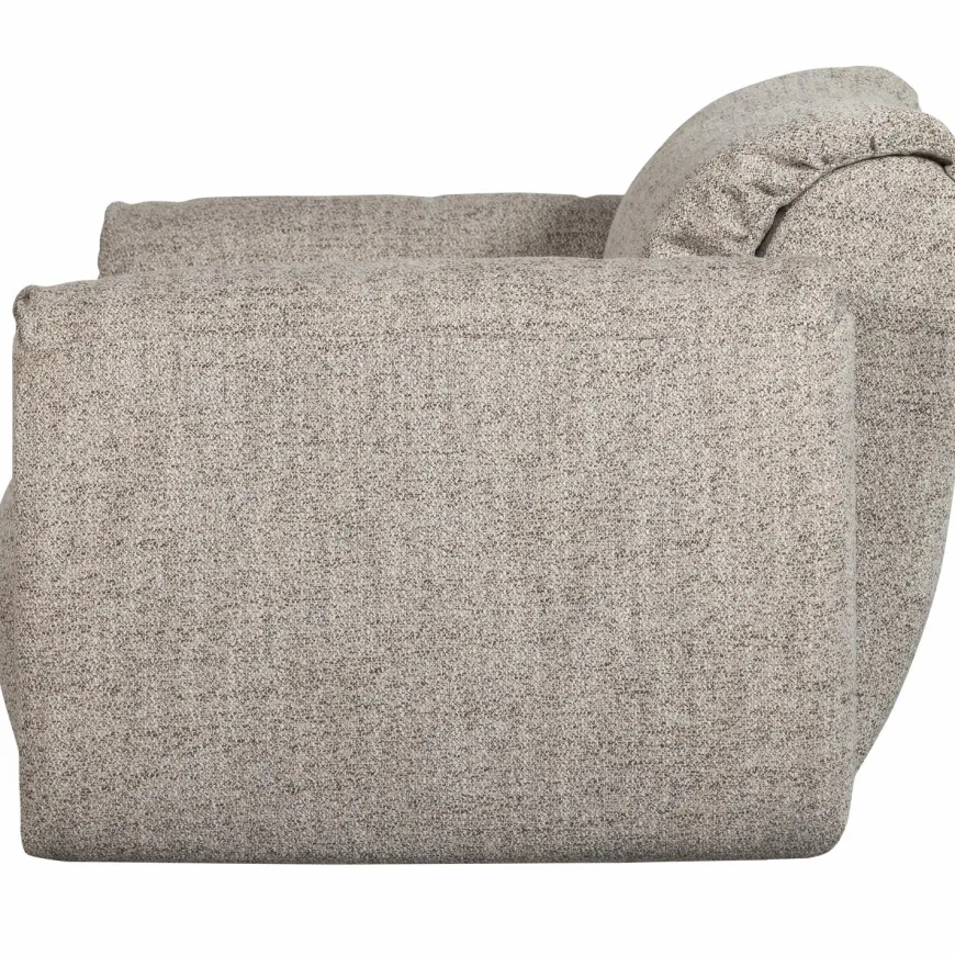 Woood Baggy loveseat geweven stof naturel melange
