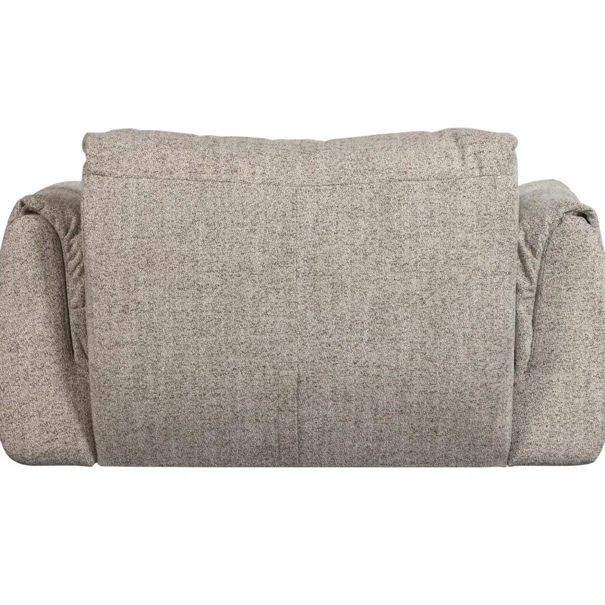 Woood Baggy loveseat geweven stof naturel melange