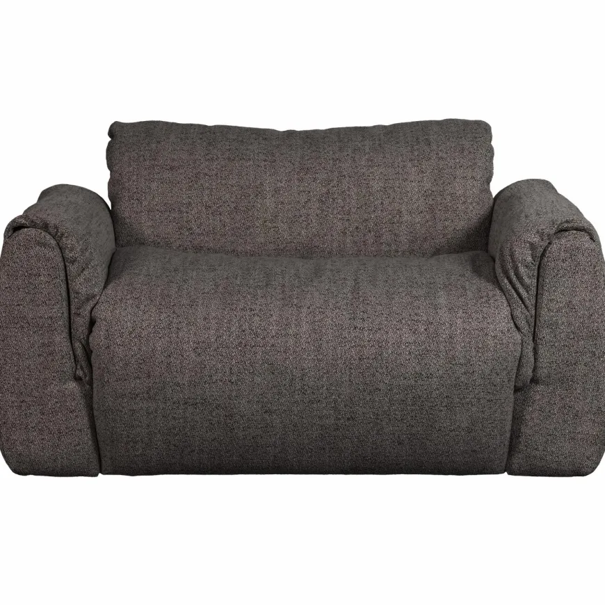 Woood Baggy loveseat geweven stof warmgrijs melange