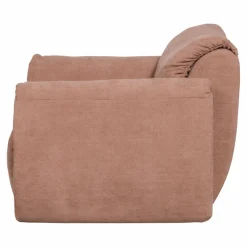 Woood Baggy loveseat geweven chenille oudroze