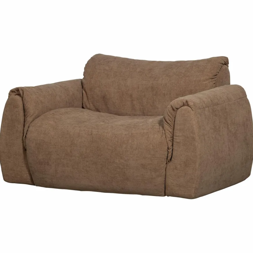 Woood Baggy loveseat geweven chenille bruin