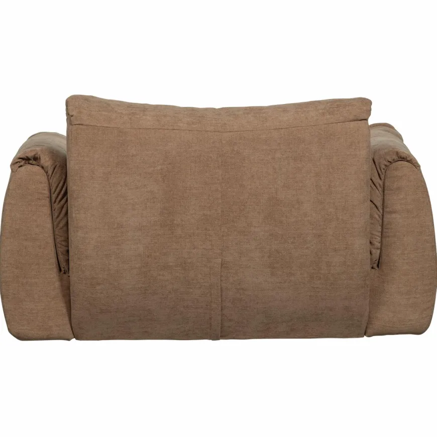 Woood Baggy loveseat geweven chenille bruin