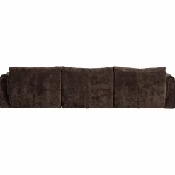 Woood Baggy 3-zits bank 3d chenille donkerbruin