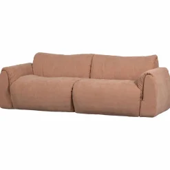 Woood Baggy 2-zits bank geweven chenille oud roze