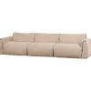 Woood Baggy 3-zits bank geweven chenille zand
