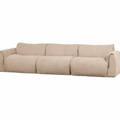Woood Baggy 3-zits bank geweven chenille zand
