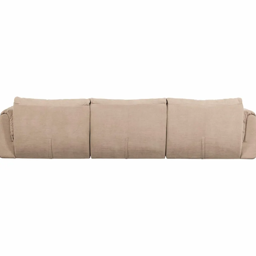 Woood Baggy 3-zits bank geweven chenille zand