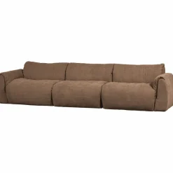 Woood Baggy 3-zits bank geweven chenille bruin