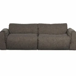 Woood Baggy 2-zits bank geweven stof warmgrijs melange
