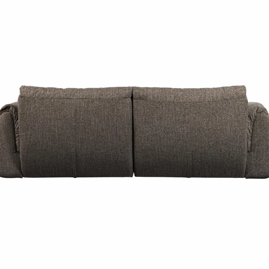 Woood Baggy 2-zits bank geweven stof warmgrijs melange