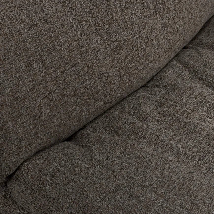 Woood Baggy 2-zits bank geweven stof warmgrijs melange