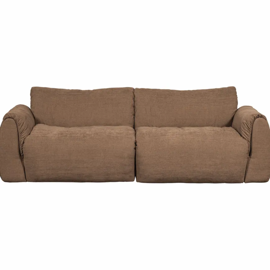 Woood Baggy 2-zits bank geweven chenille bruin