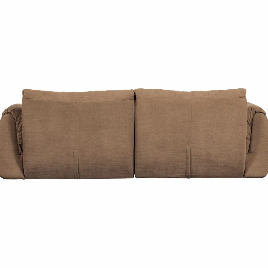 Woood Baggy 2-zits bank geweven chenille bruin