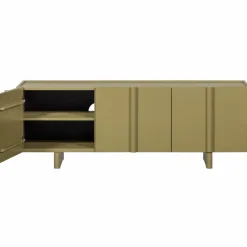 Woood Basu tv meubel 152cm grenen moss [fsc]