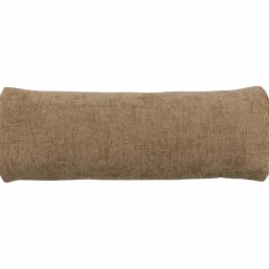 Woood Batavier half ronde bank 4-zits velvet melange lichtbruin